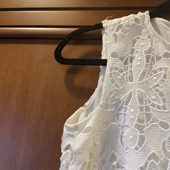 NWT H&M White Lace Sleeveless Top - Picture 3 of 7